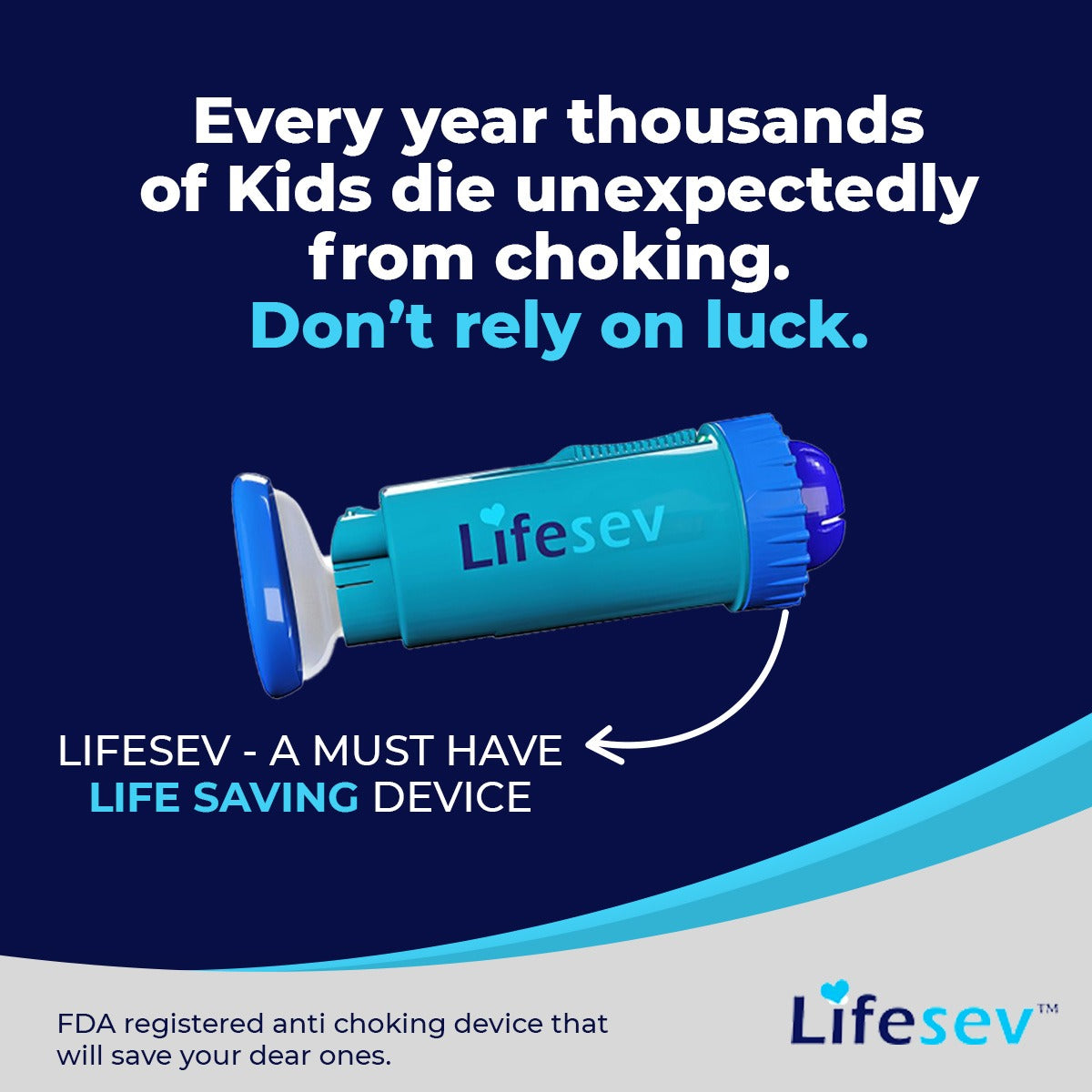 LIFESEV™ ANTI CHOKING DEVICE THAT SAVES LIVES!